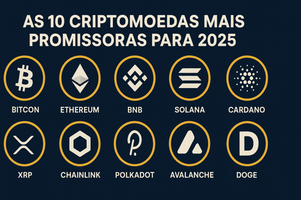 As 10 Criptomoedas Mais Promissoras para 2025 Criptomoedas Mais Promissoras